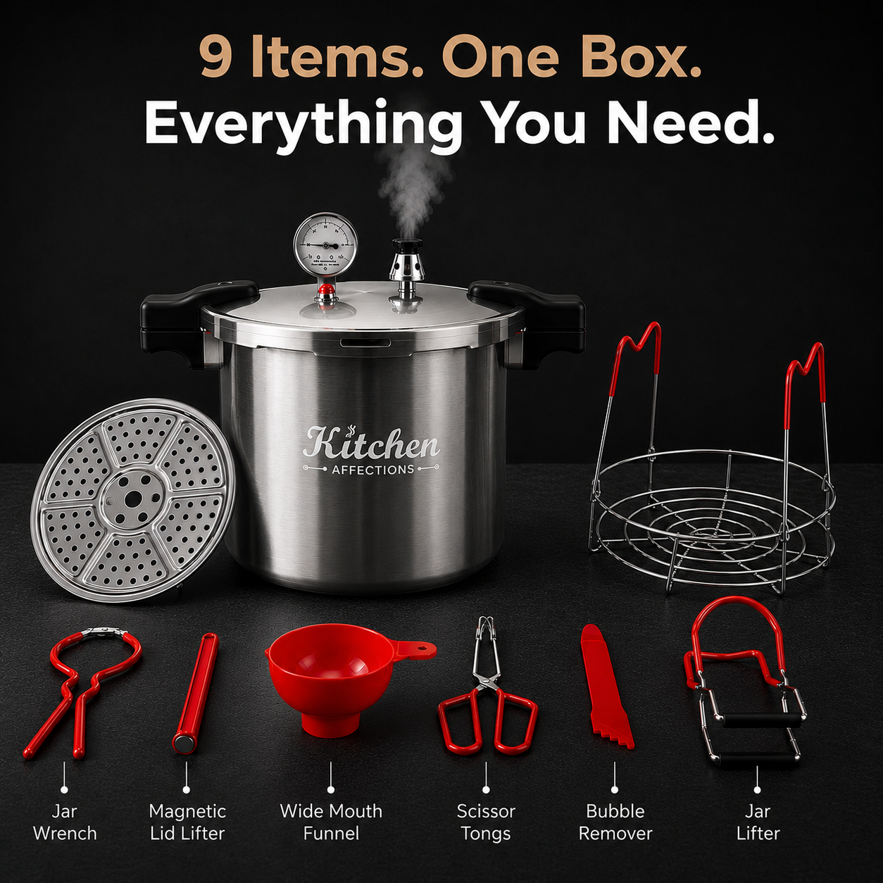 9 Items. One Box. Everything You Need. — Kitchen Affections complete starter kit