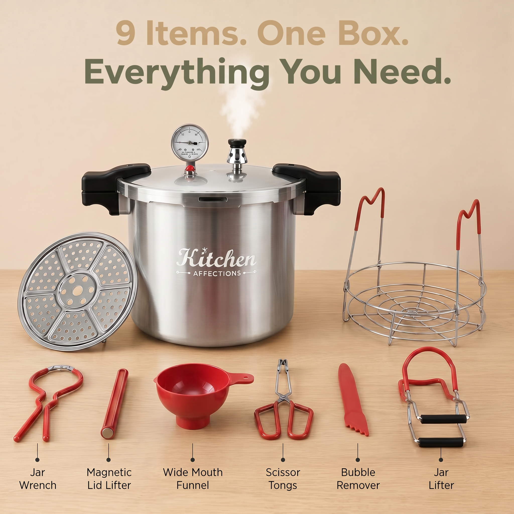 9 Items. One Box. Everything You Need.